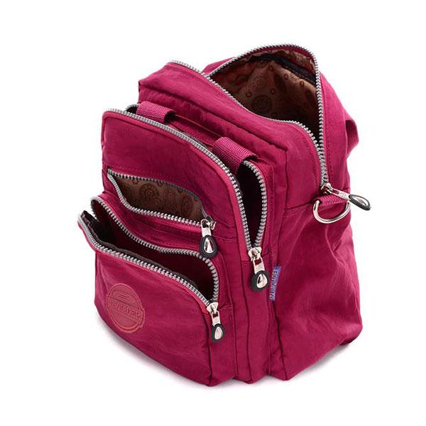 multiple pocket compartments backpack purse