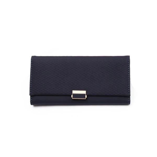 Blue large wallet clutch for women