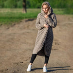 Casual Hooded Knitted Coat, -70% + Free Shipping
