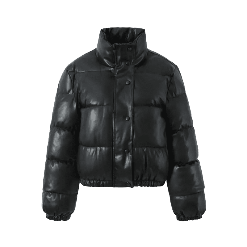 Leather Puffer, -70% + Free Shipping