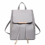Gray fashion backpacks women's
