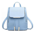 Light blue fashion backpacks women's