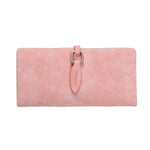 Cute minimalist pink wallet