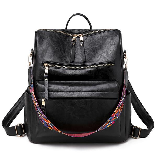 Large leather backpack purse | Ralphany