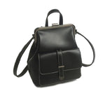 Black vintage convertible backpack purse