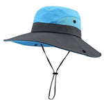blue summer hat for women