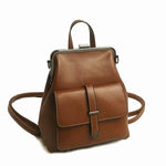 Brown vintage convertible backpack purse