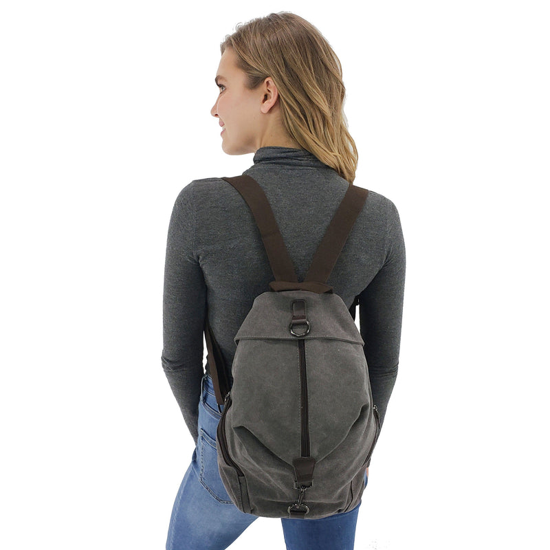 Canvas women backpack