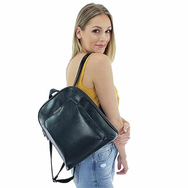 Crossbody backpack leather Brielle for women | Ralphany