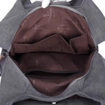 multi compartment shoulder bag