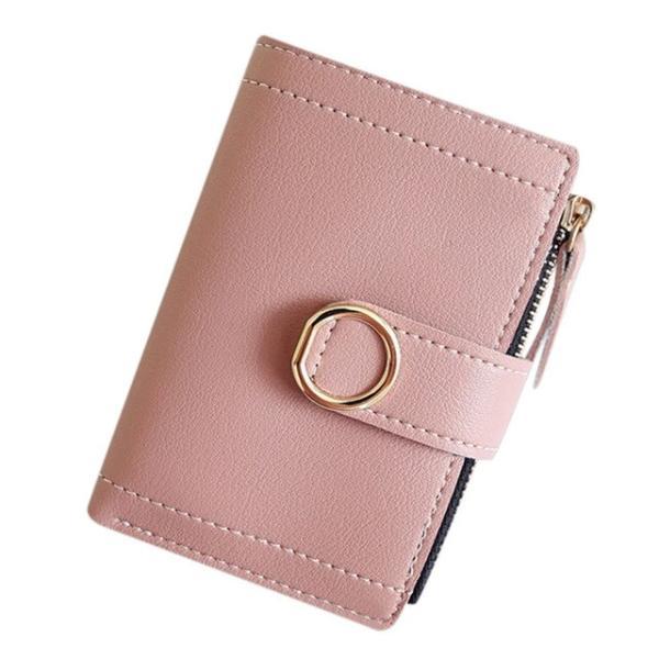 Hot pink small mini wallets for women