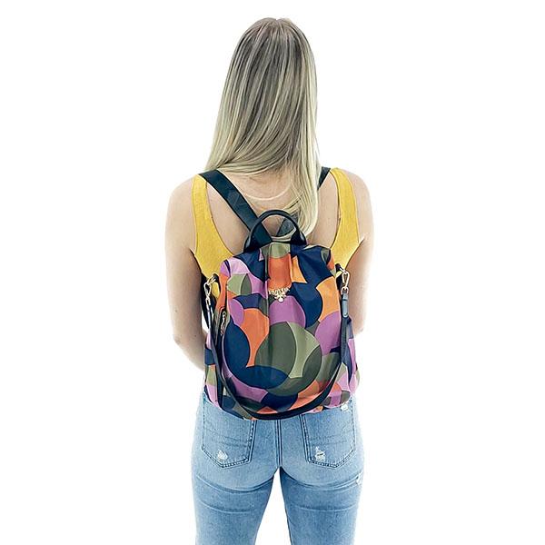anti theft colorful backpack purse for women