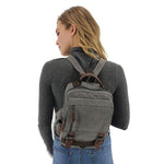 backpack sling bag canvas women