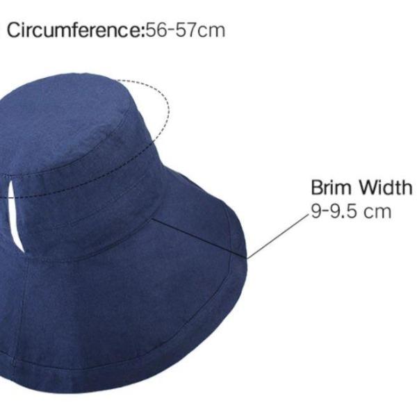 Summer Bucket Ponytail Hat , UPF 50+ UV