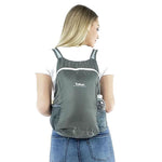 foldable backpack with side bottle holder