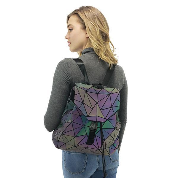 Geometric luminous backpack