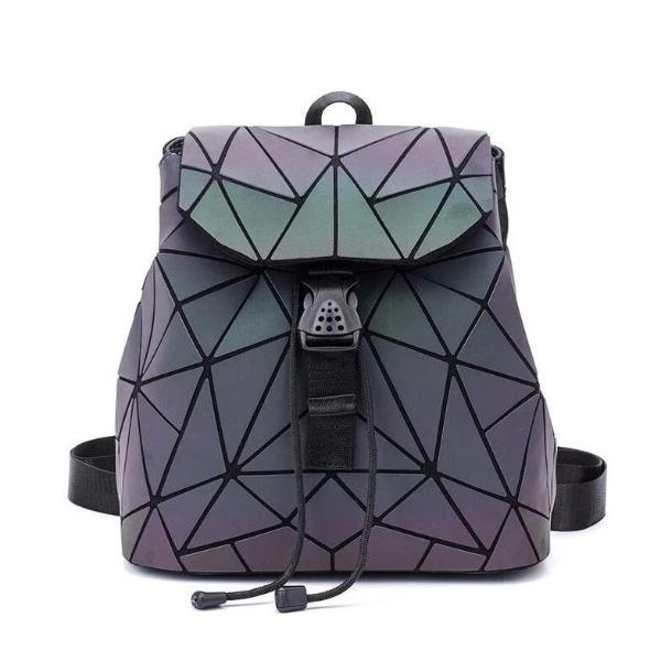 Geometric backpack luminous design