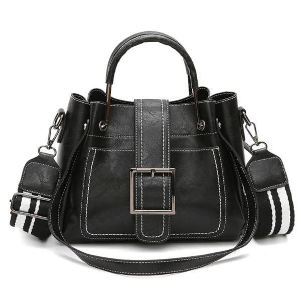 Black crossbody bags for women leather