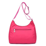lightweight handbag with rear pocket