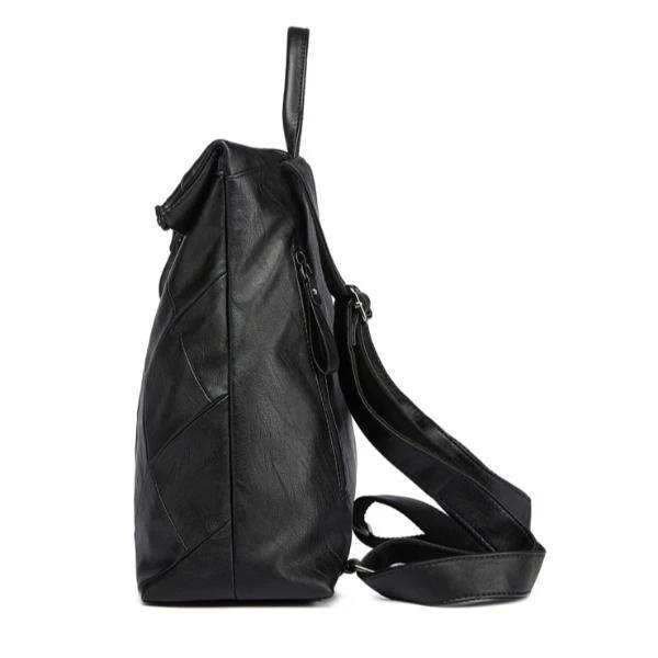 Leather women backpack