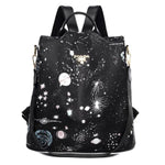 astronomy design backpack purse