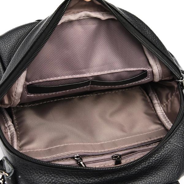 Double compartment backpack