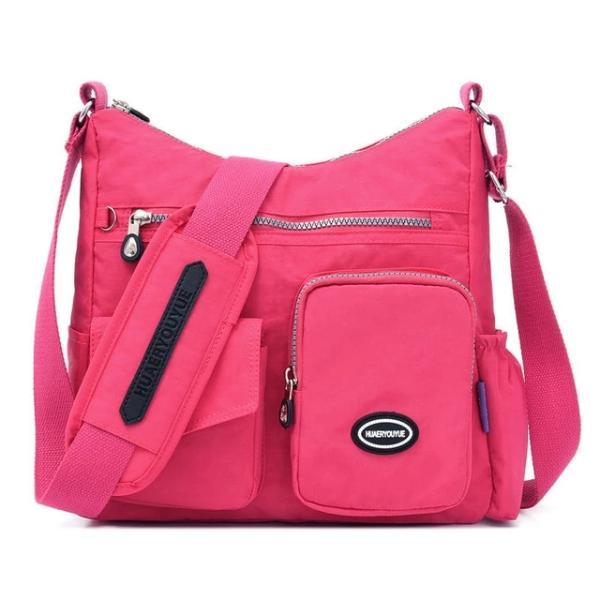 Hot Pink crossbody shoulder bag for women