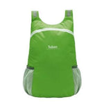 Green foldable backpack waterproof