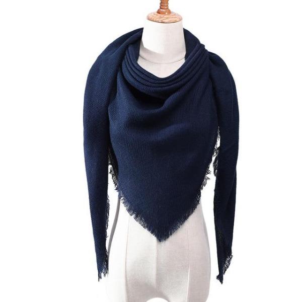 classic scarf for women blue