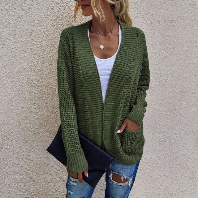 Knitted Long Sleeve Sweater, -70% + Free Shipping