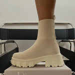 Knitted designer boots, -70% + Free Shipping