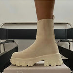 Knitted designer boots, -70% + Free Shipping