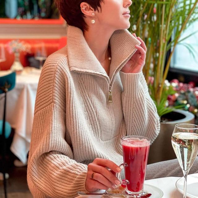 Winter knitted Casual Oversized Sweater