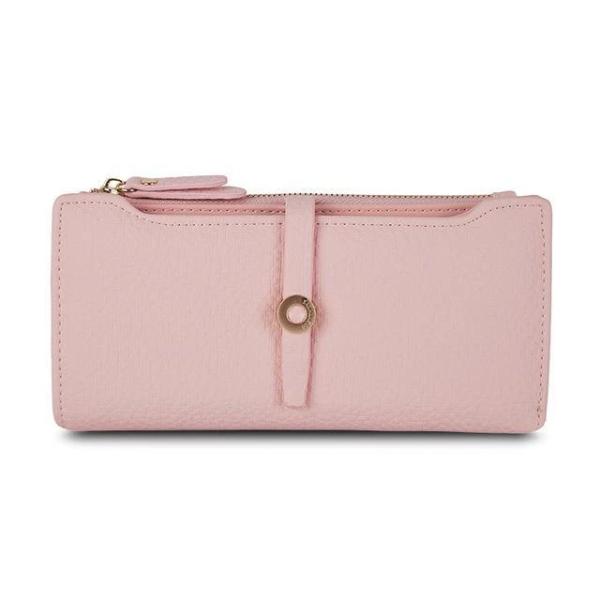 Light Pink slim wallets for women 