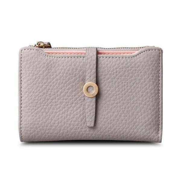 Gray cute small wallets for women