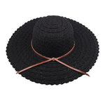 black summer hat for ladies