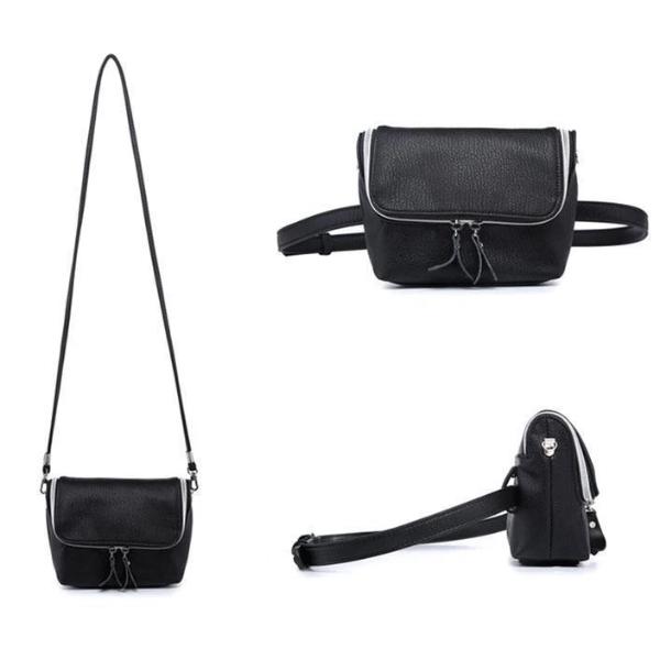 Convertible fanny pack purse with shoulder strap