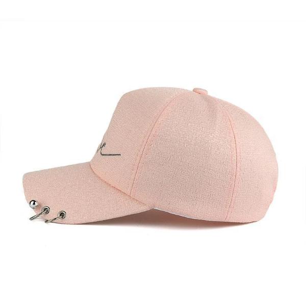 Cute pink baseball cap for women