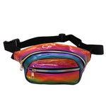 Rainbow holographic fanny pack