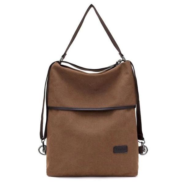 Vera, Women Multifunctional Soft Leather Backpack, brown