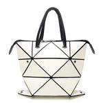 Luminous, Reflective Women Shoulder Bag, Cream