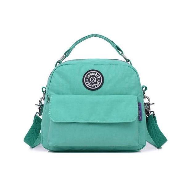 Emerald small convertible backpack purse nylon