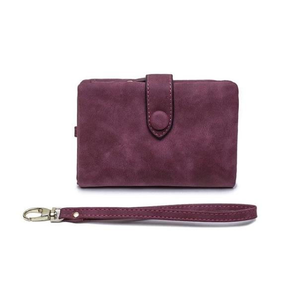 Purple small wallets for women