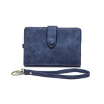 Blue small wallets for women