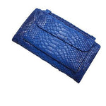 Blue wallet purse with handle