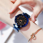 Blue color Magnetic Women Wrist Watch