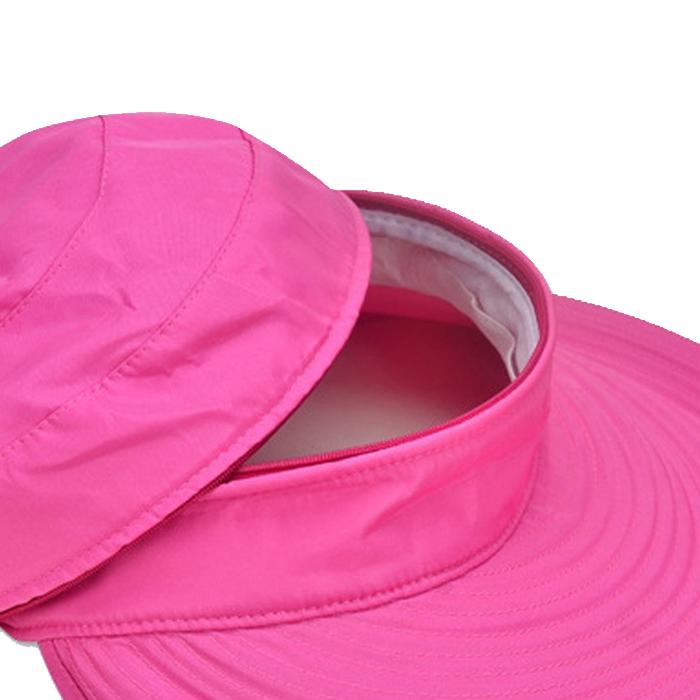 Wide Brim Convertible Summer Visor Hat